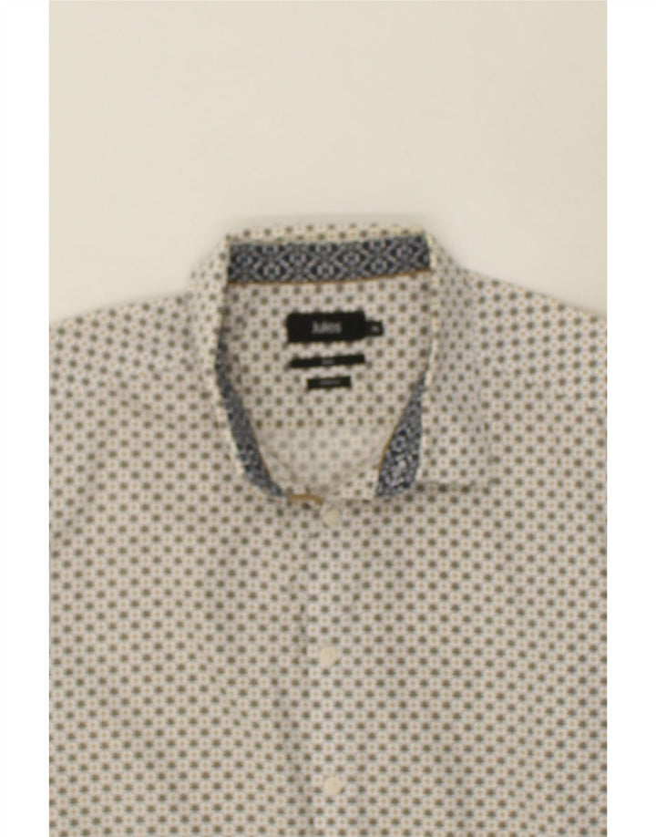 JULES Mens Slim Shirt XL Grey Cotton | Vintage Jules | Thrift | Second-Hand Jules | Used Clothing | Messina Hembry 