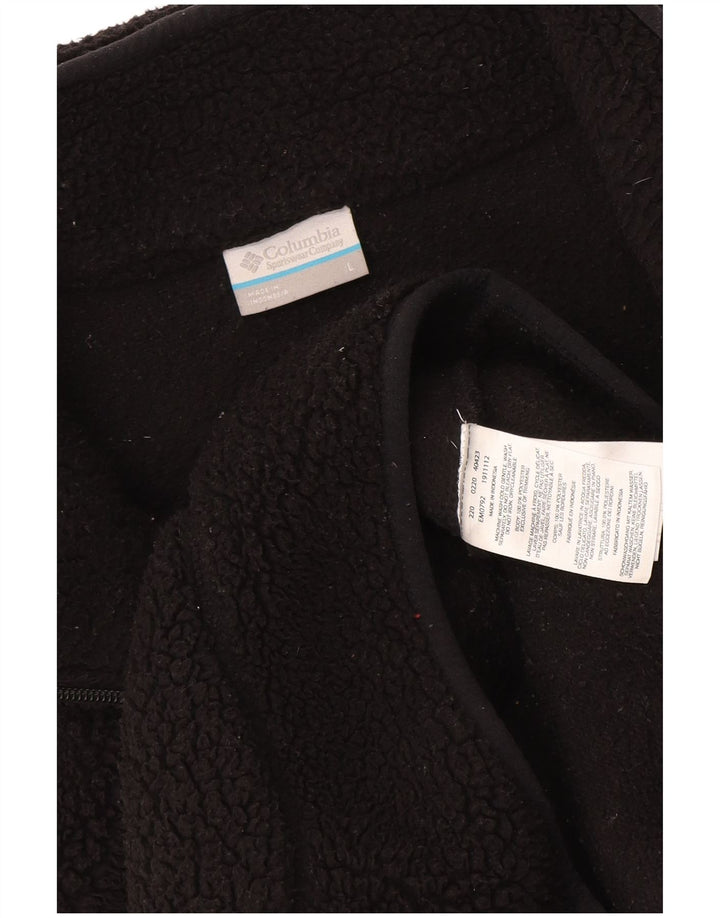 Columbia Veste Polaire Homme UK 40 Large Noir Polyester