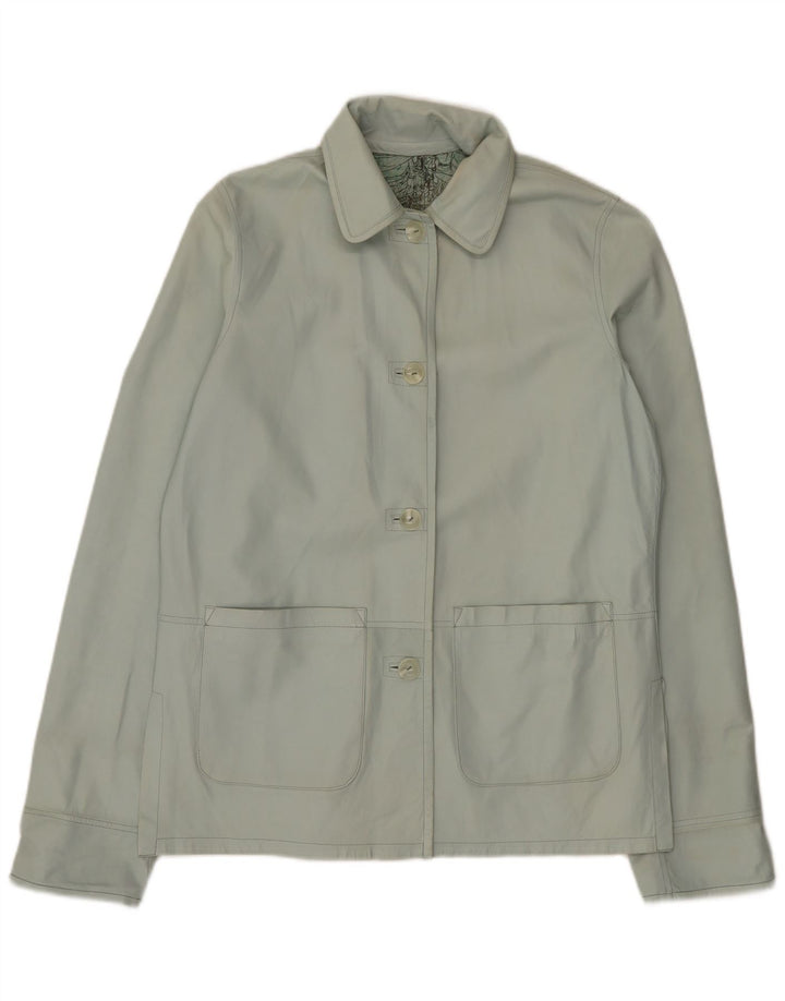 Maxime Veste En Cuir Réversible Femme IT 44 Vert Moyen