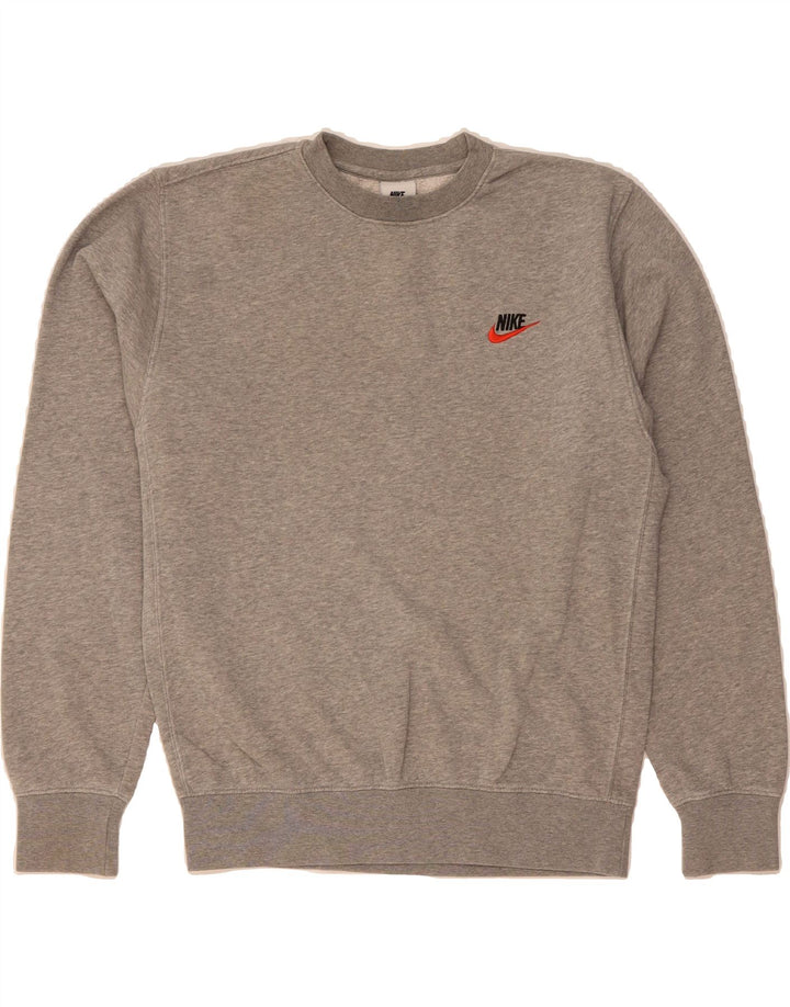 NIKE Mens Sweatshirt Jumper Small Grey Cotton Vintage Nike and Second-Hand Nike from Messina Hembry 