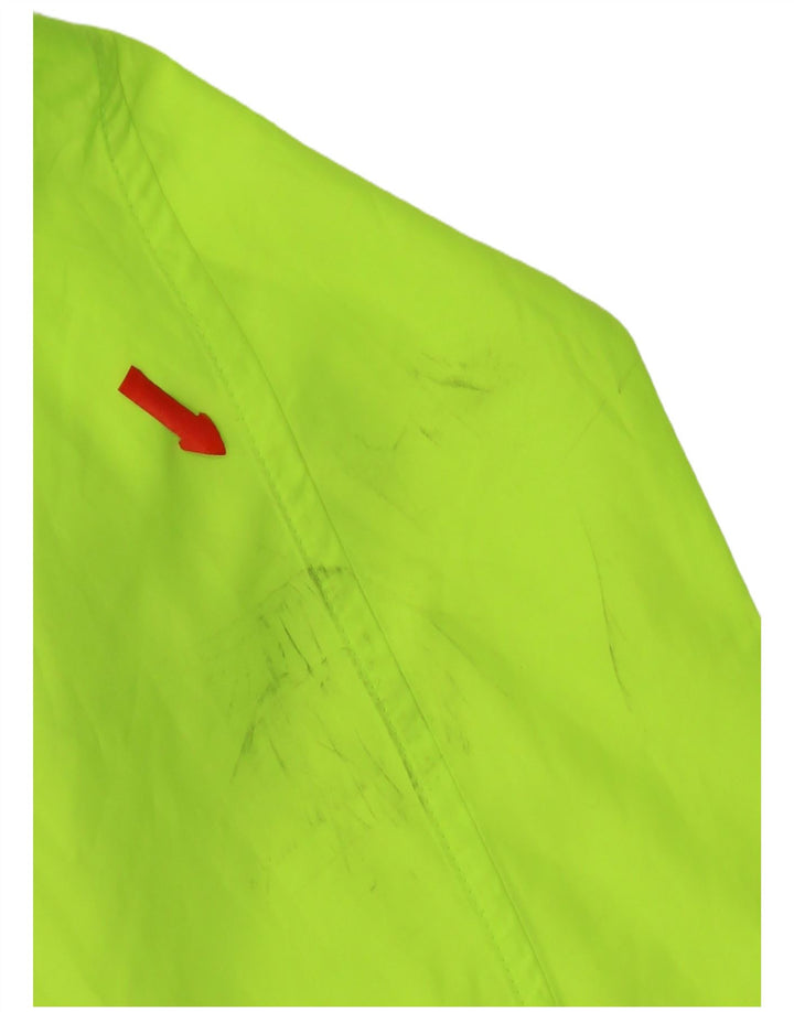Zara Veste de survêtement courte pour femme UK 14 Jaune moyen Colourblock