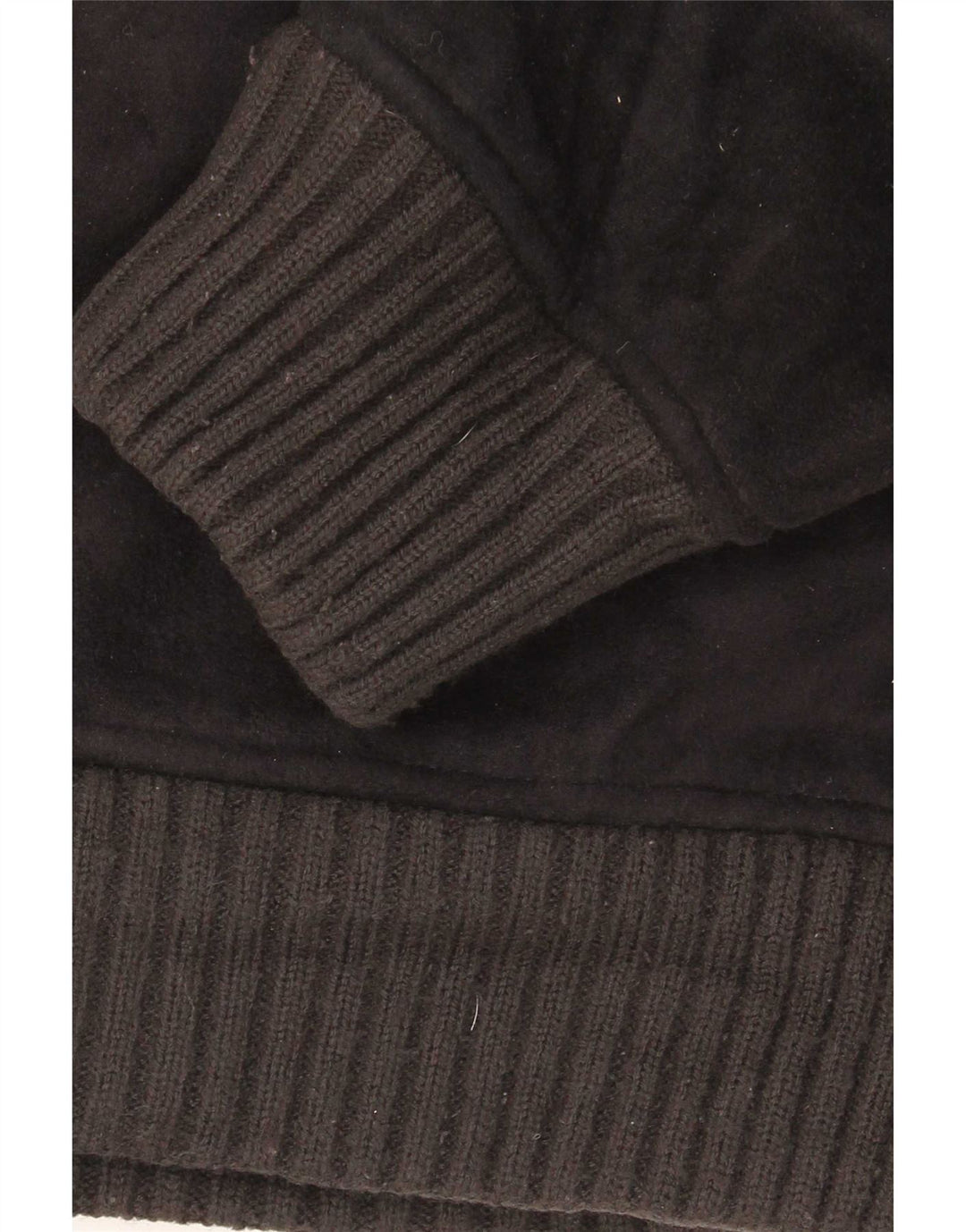 Marks & Spencer Veste polaire Sherpa pour homme UK 40 Large Noir Polyester