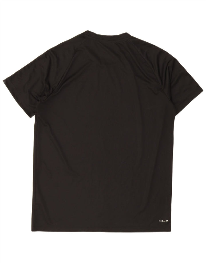 Adidas Hommes Climalite T-Shirt Haut Grand Noir Polyester