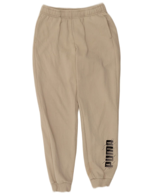 Puma Pantalon de Survêtement Garçon 13-14 Ans Beige