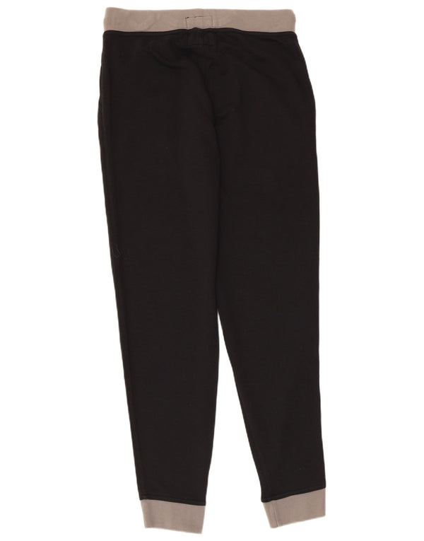 Kappa Pantalon de survêtement pour femme en coton noir moyen UK 44