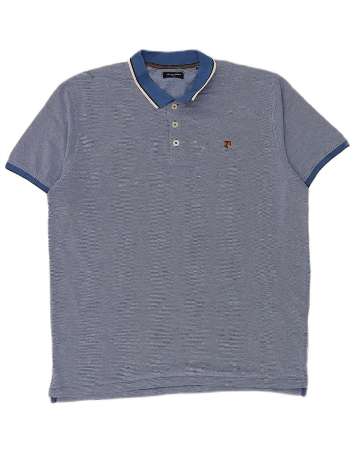 Jack & Jones Polo Homme XL Bleu Coton