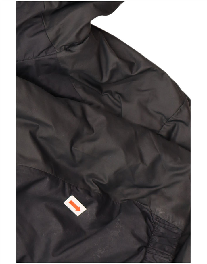 Nike Veste coupe-vent à capuche pour homme UK 36 Petit Noir Polyester