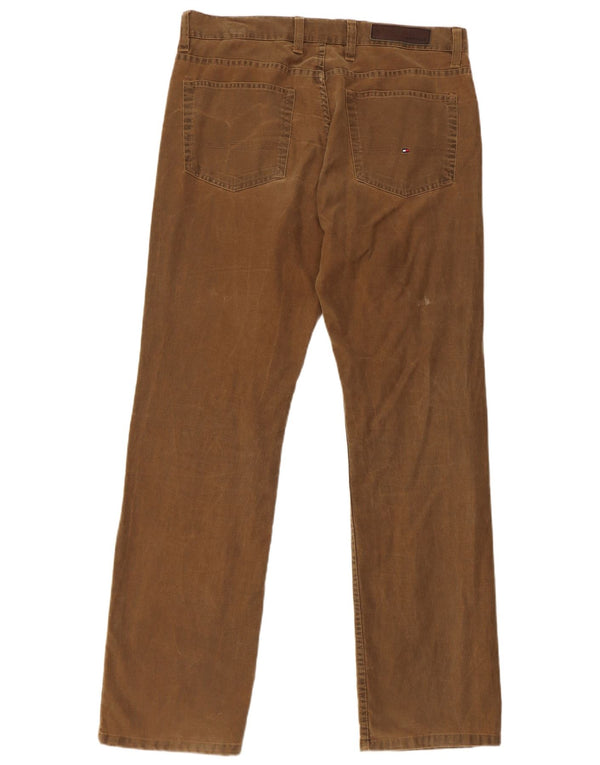 Tommy Hilfiger Pantalon décontracté droit pour homme W34 L32 Coton beige