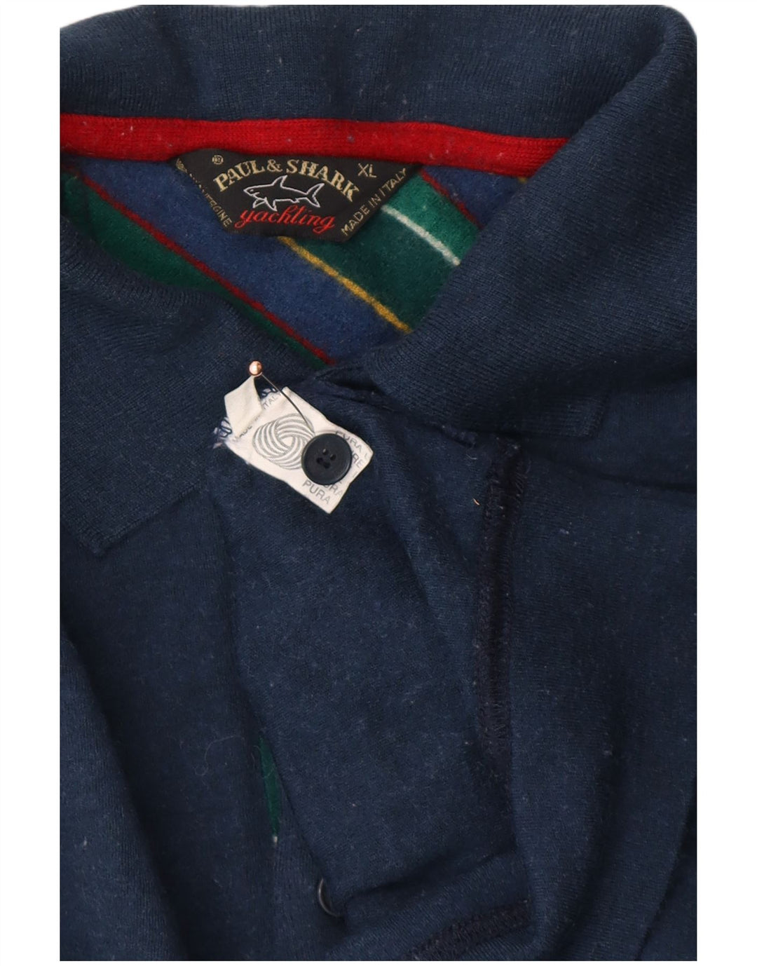 PAUL & SHARK Polo Yachting Homme XL Bleu Marine Laine