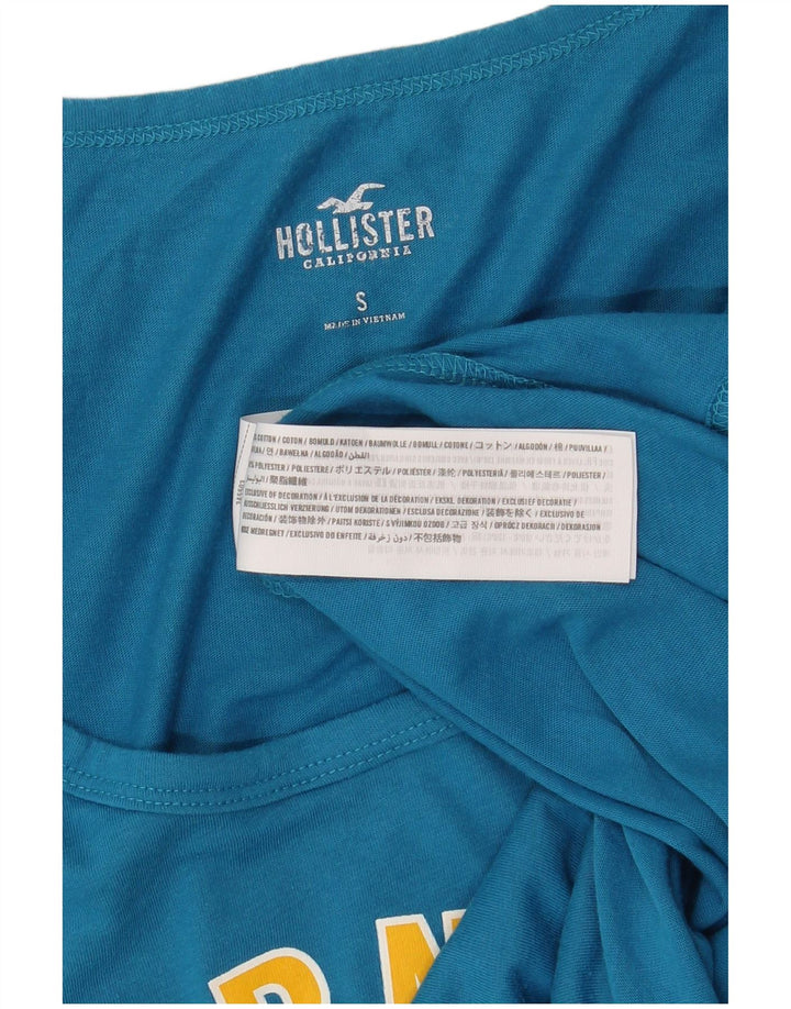 HOLLISTER Débardeur graphique pour hommes Small Bleu Coton
