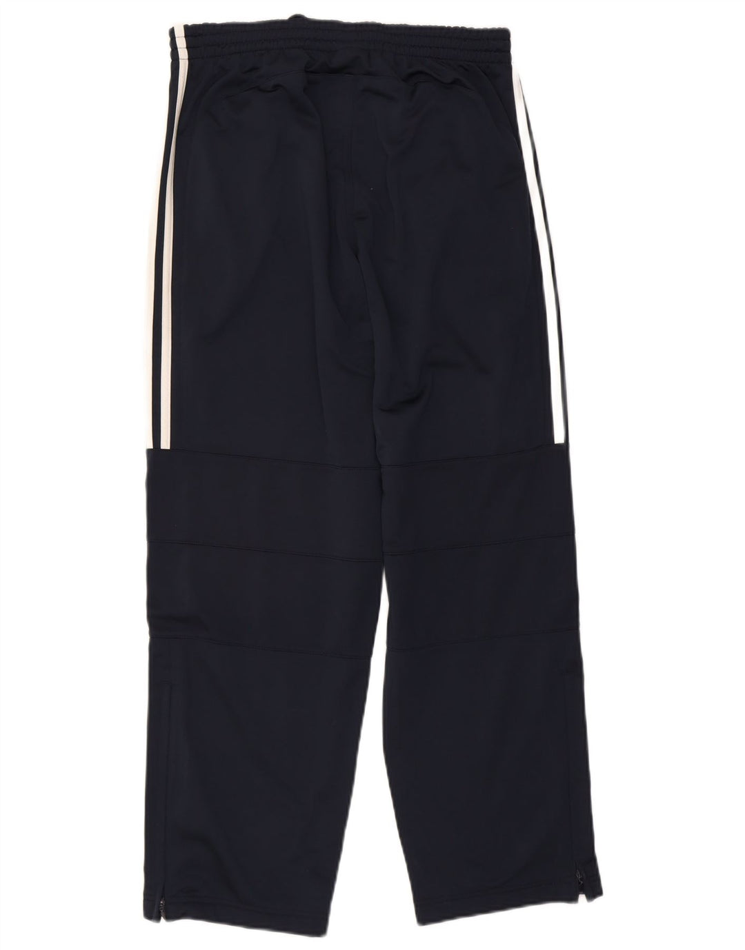 ADIDAS Mens Tracksuit Trousers Medium  Navy Blue Polyester