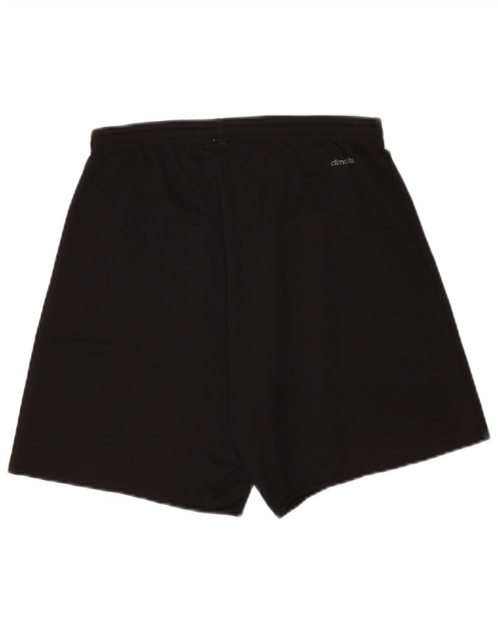 Adidas Short de sport régulier pour hommes, petit, noir, polyester