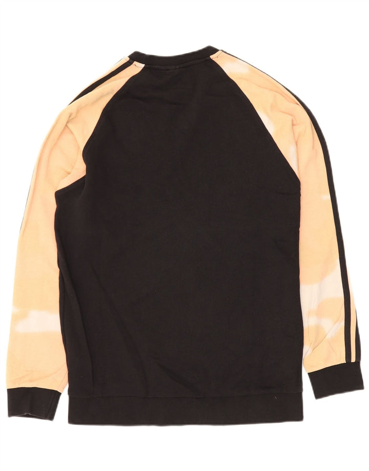 ADIDAS Sweat-shirt en coton tie-dye noir moyen pour homme