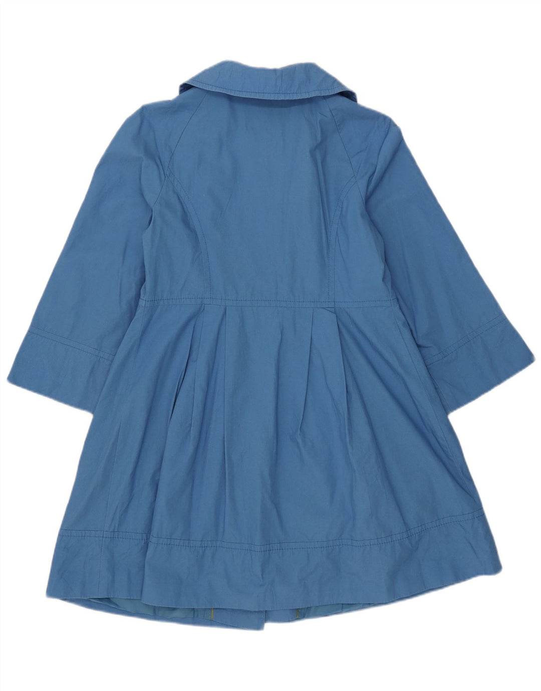 Marks & Spencer Pardessus à manches 3/4 pour femme UK 12 en coton bleu moyen