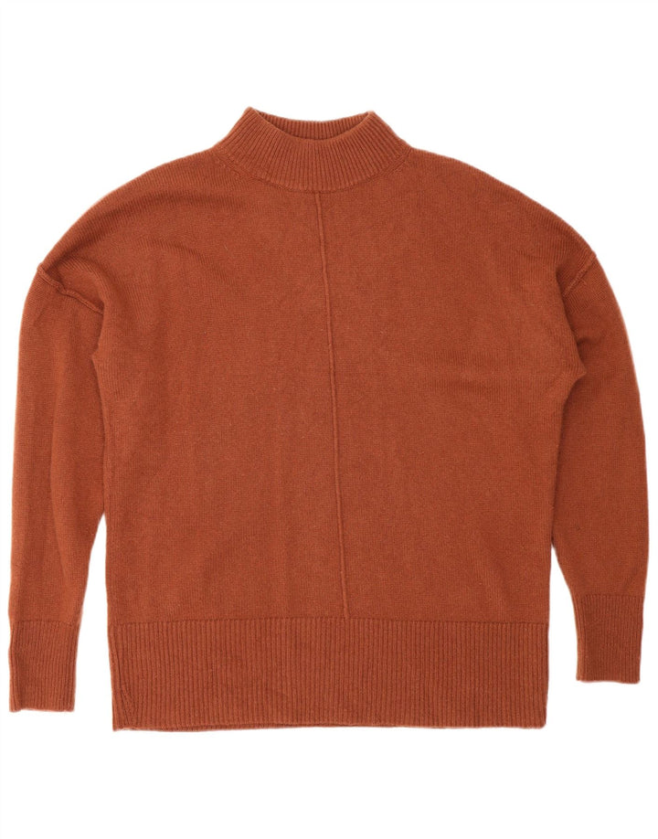 Hugo Boss Pull à col roulé en cachemire marron moyen homme