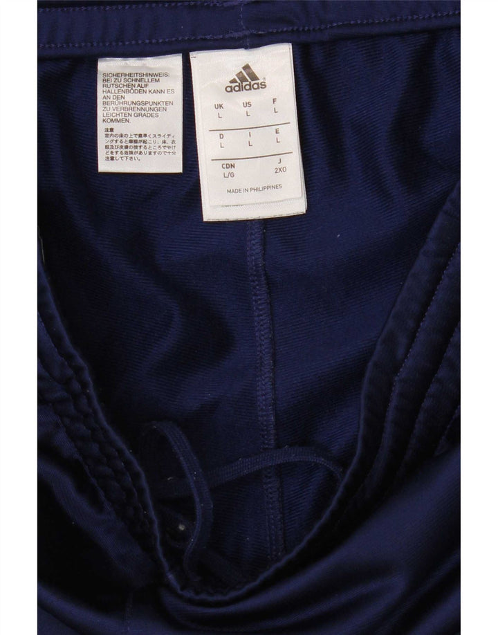 Adidas Pantalon de survêtement pour homme Pantalon de jogging Large Bleu marine Polyester