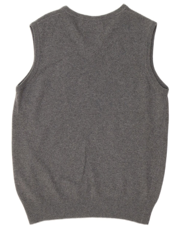 Kappa Débardeur Vest Homme Gris Moyen Laine
