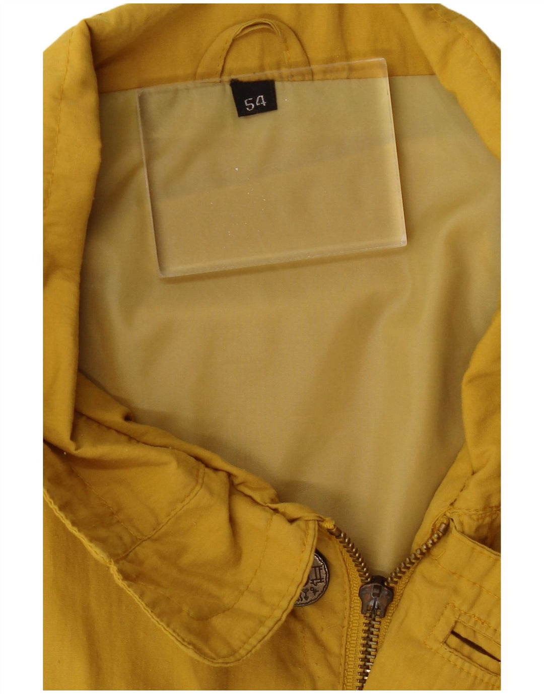 VINTAGE Veste utilitaire femme IT 54 3XL Jaune Polyester