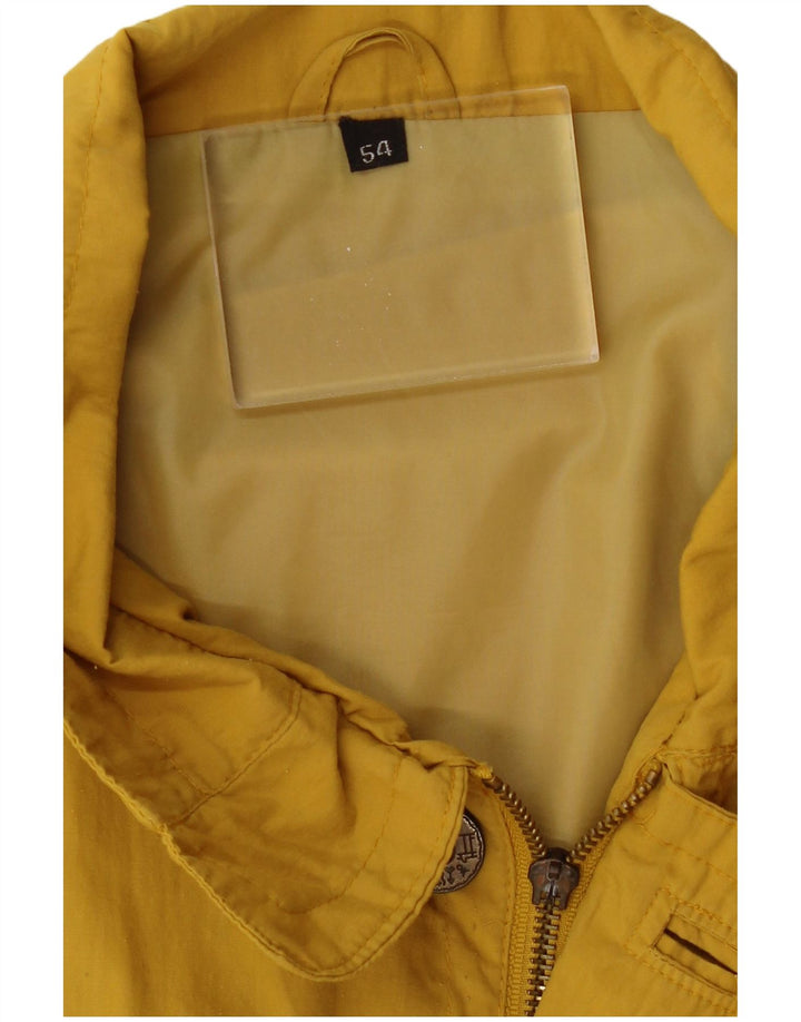 VINTAGE Veste utilitaire femme IT 54 3XL Jaune Polyester