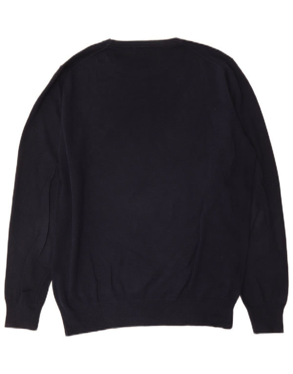 Liu Jo Pull Col Rond Homme Bleu Marine Moyen