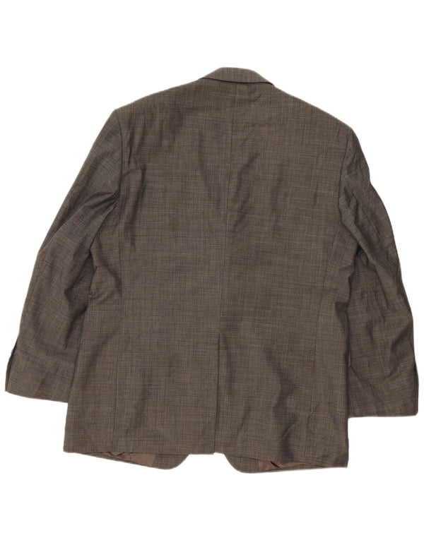 Marks & Spencer Veste blazer à 3 boutons pour homme UK 42 XL Gris laine vierge