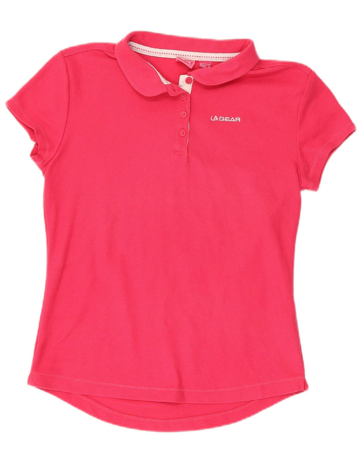 LA GEAR Polo Femme UK 12 Rose Moyen Polyester