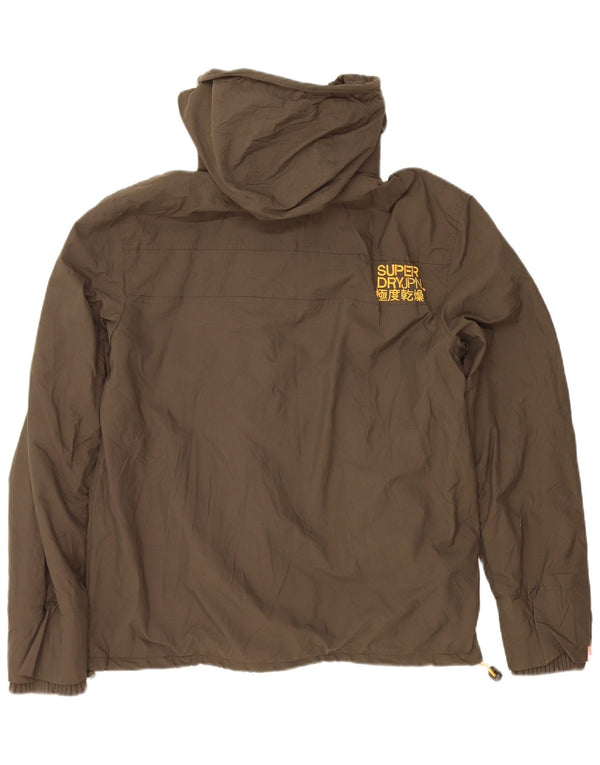 Superdry Veste coupe-vent graphique The Windcheater pour hommes UK 40 Large Kaki