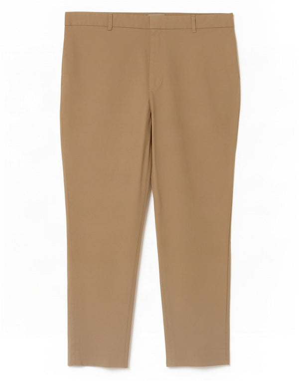 Hobbs Pantalon court slim pour femme UK 14 Large W32 L25 Coton beige