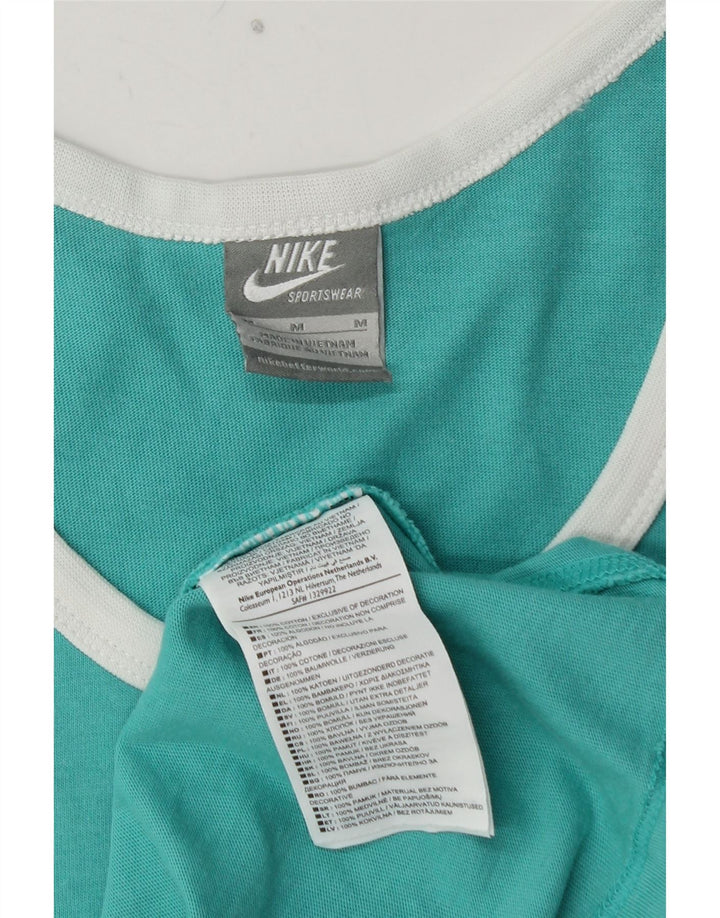 NIKE Débardeur graphique pour homme en coton turquoise moyen