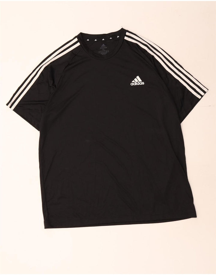 Adidas Hommes Aeroready T-Shirt Top XL Noir Polyester
