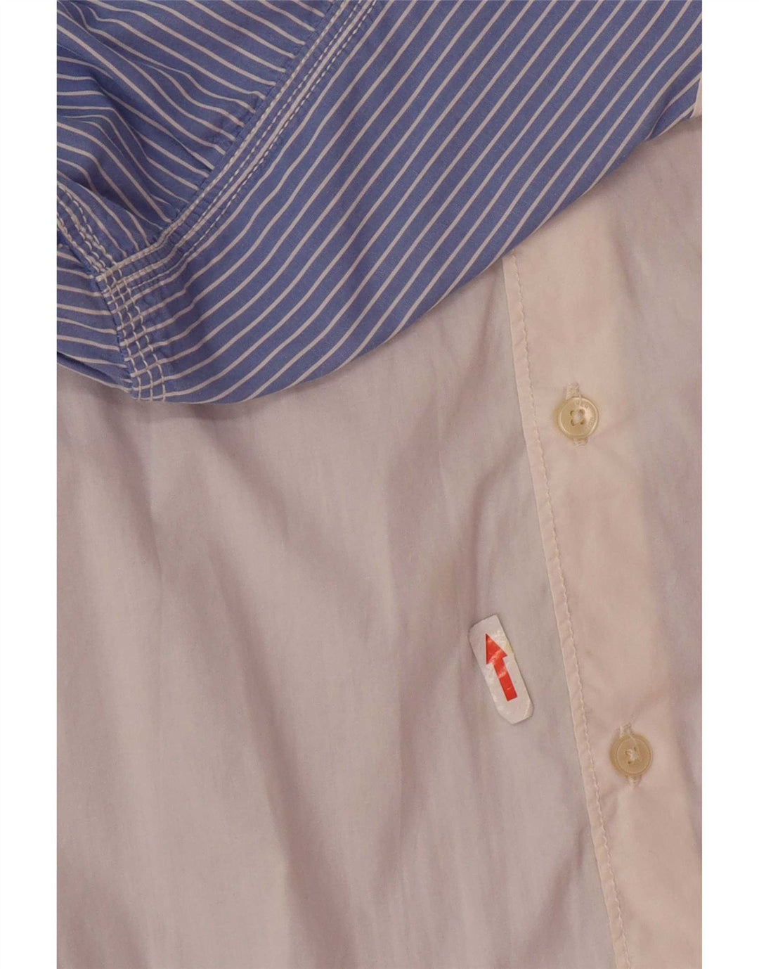 French Connection Chemise Homme Coton Colorblock Blanc Moyen