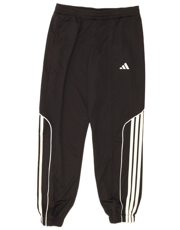 Adidas Pantalon de survêtement pour femme Joggers UK 16/18 Large Noir Polyester