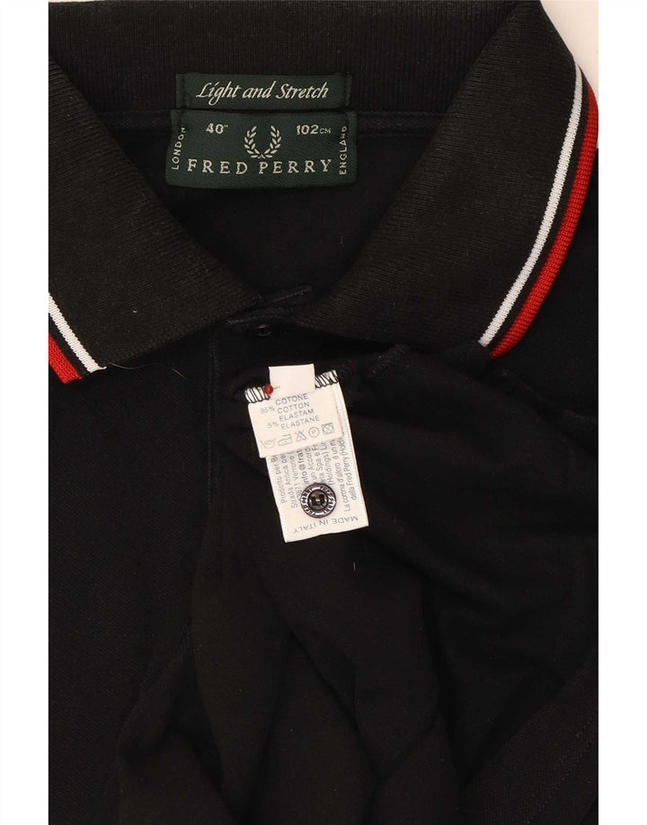 Fred Perry Polo Homme Petit Coton Rayé Noir