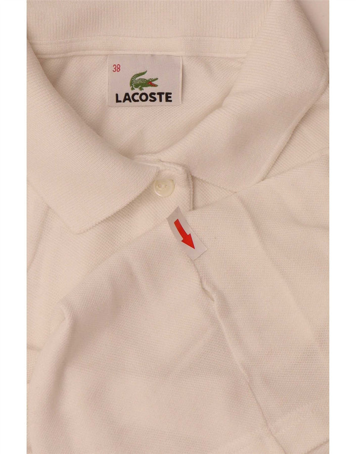 Lacoste Polo Femme Taille 38 Moyen Blanc
