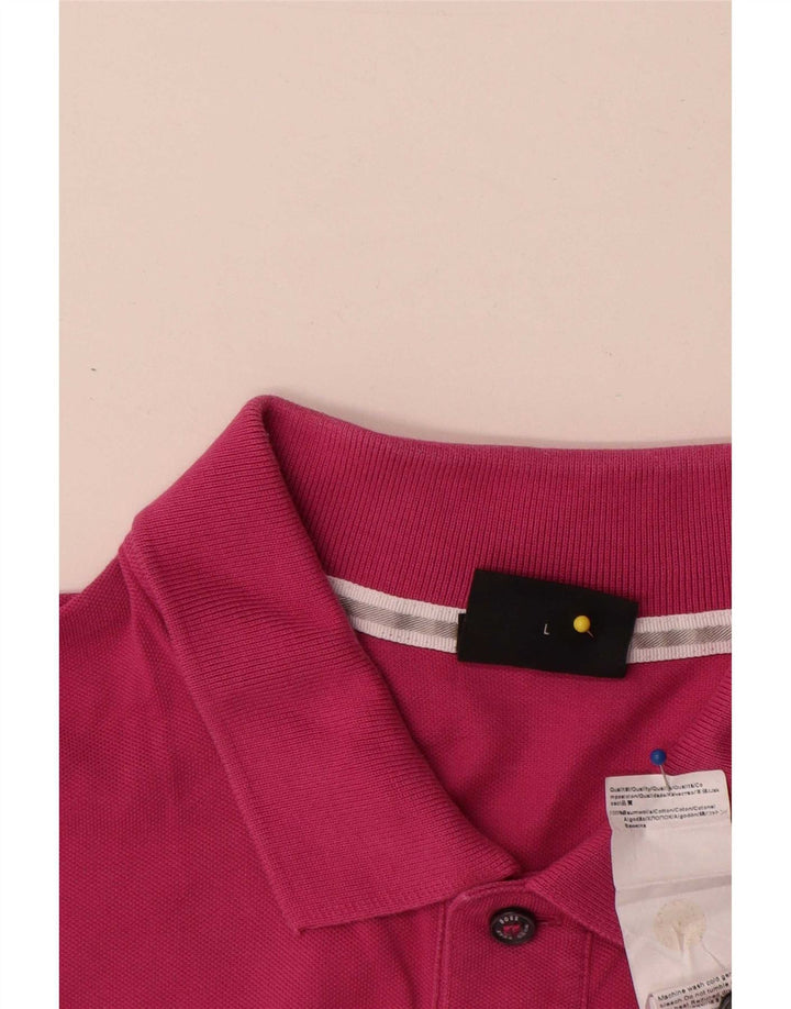 Hugo Boss Polo Homme Grand Rose Coton