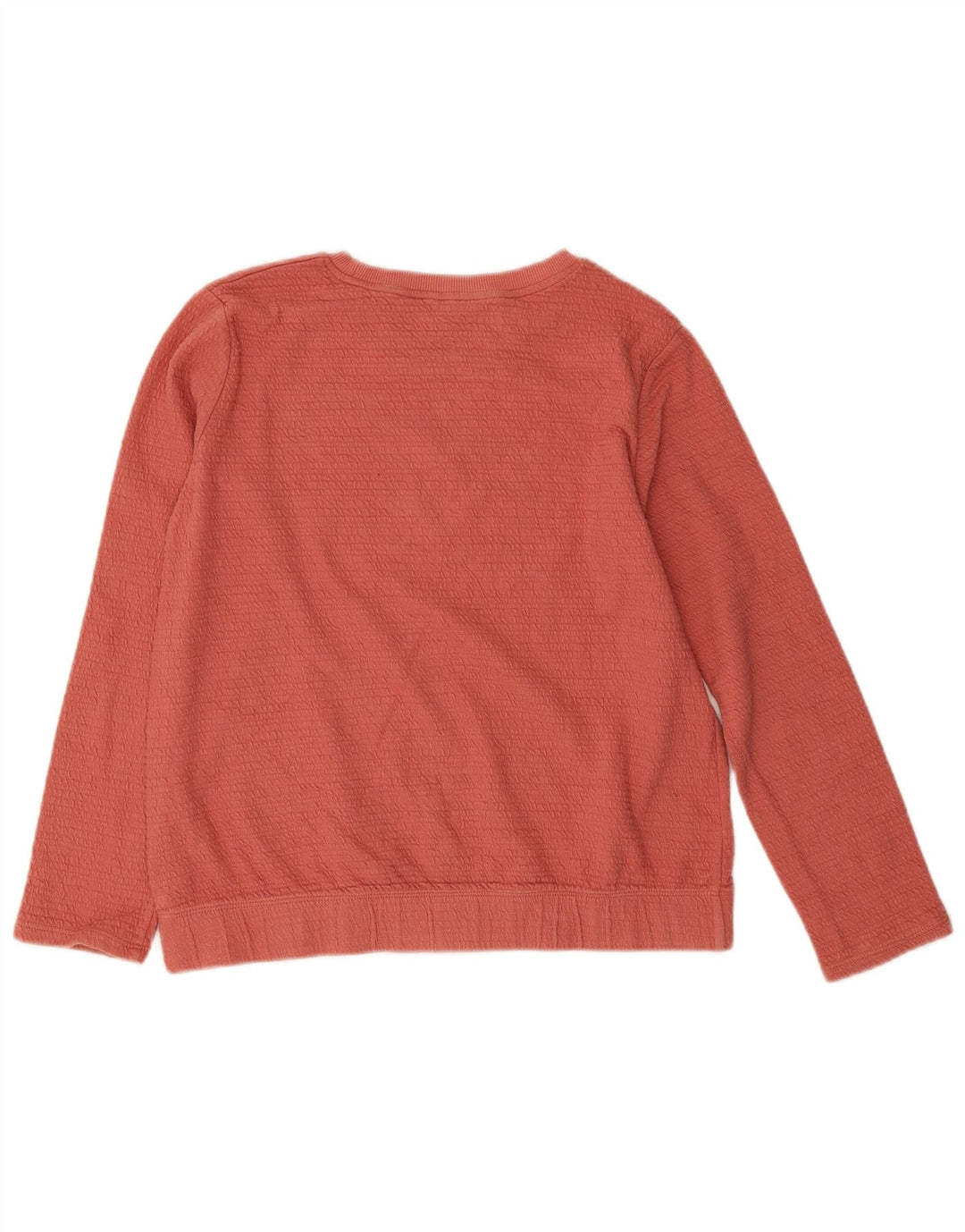 Massimo Dutti Sweat-shirt pour femme en coton orange moyen UK 44