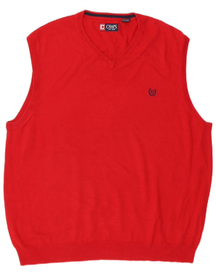Chaps Débardeur Homme XL Rouge Coton