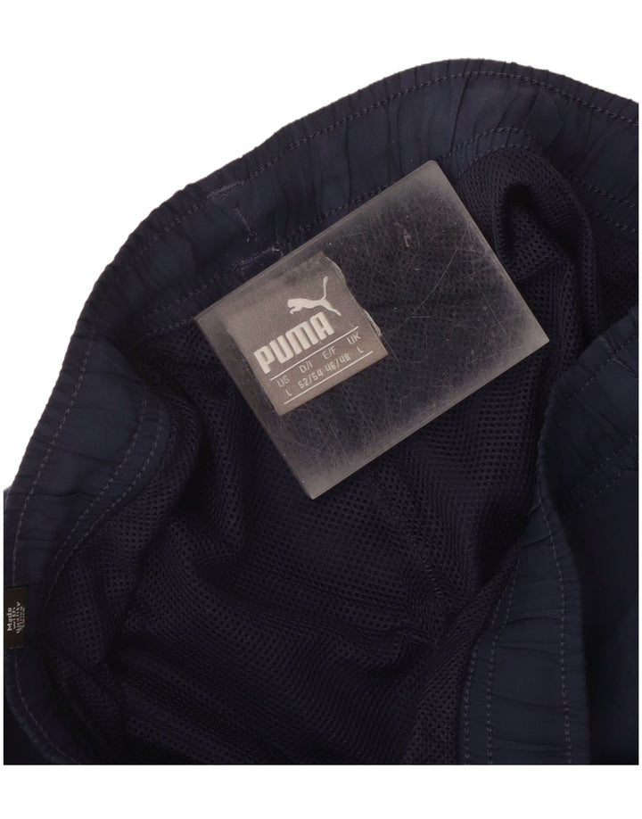 Puma Short de Sport Homme Bleu Marine Large