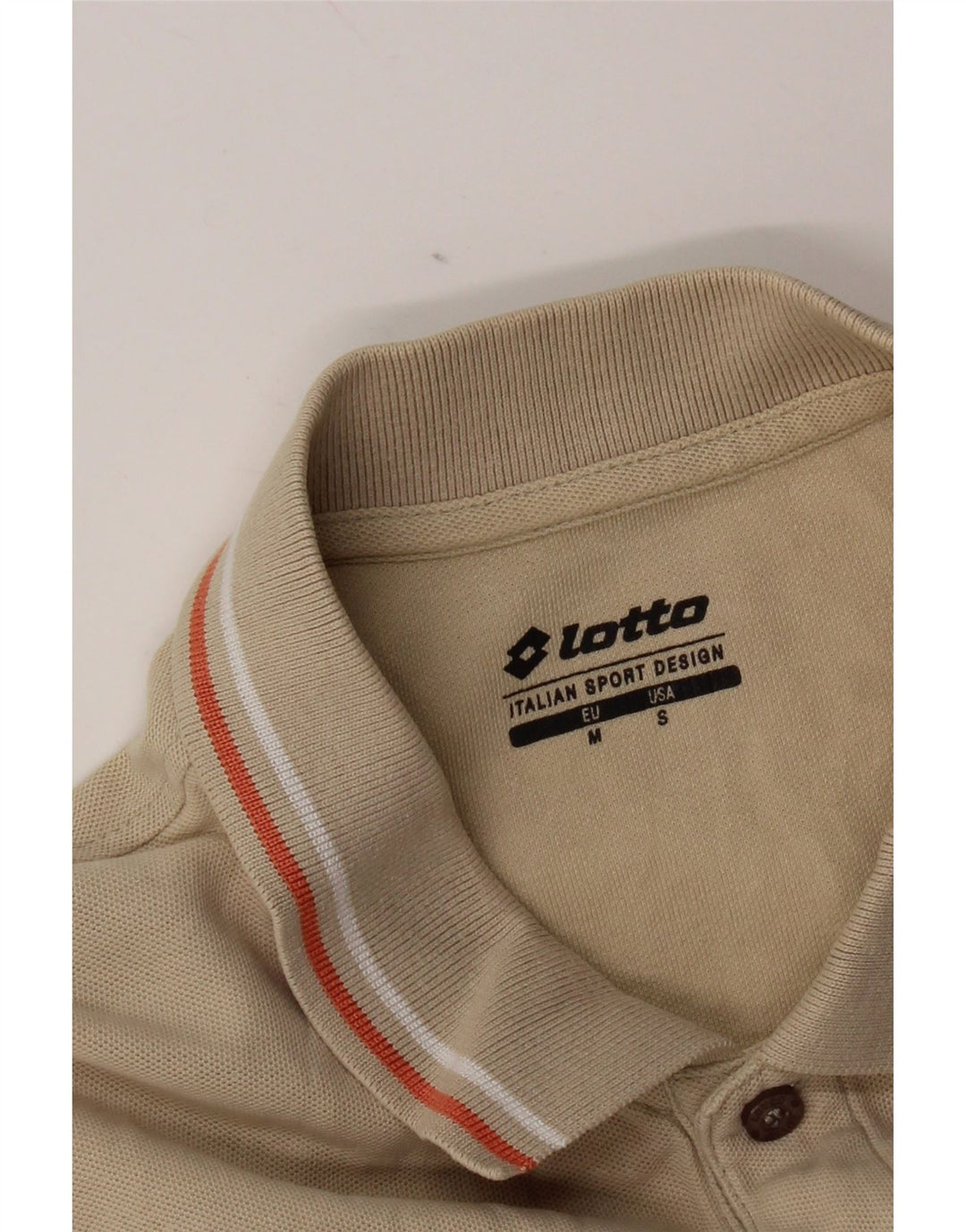 Lotto Polo Homme Beige Moyen