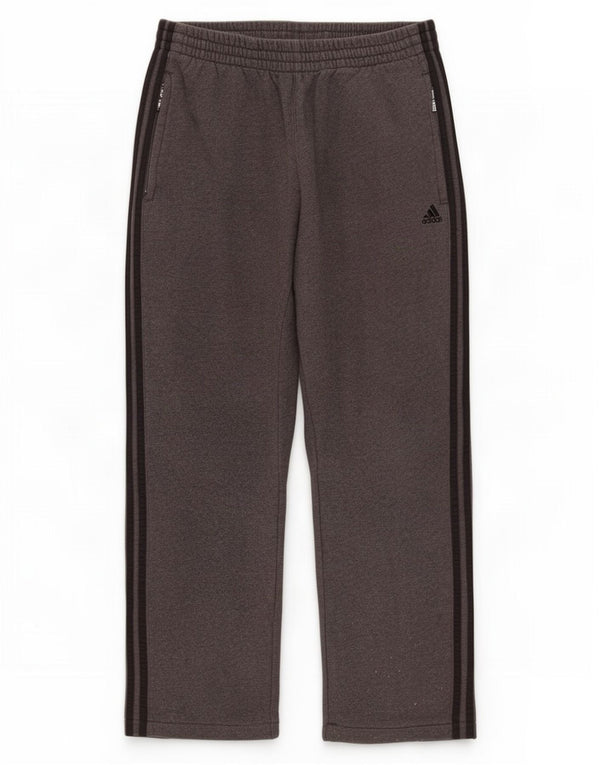 Adidas Pantalon de survêtement court en coton gris moyen pour homme