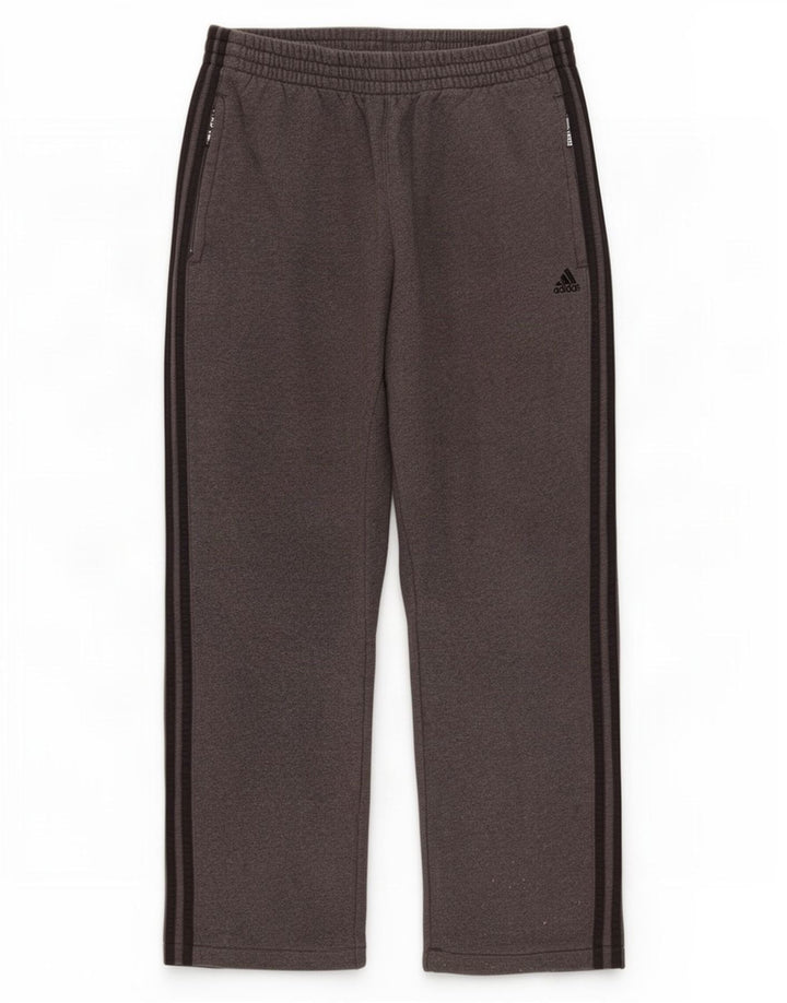 Adidas Pantalon de survêtement court en coton gris moyen pour homme