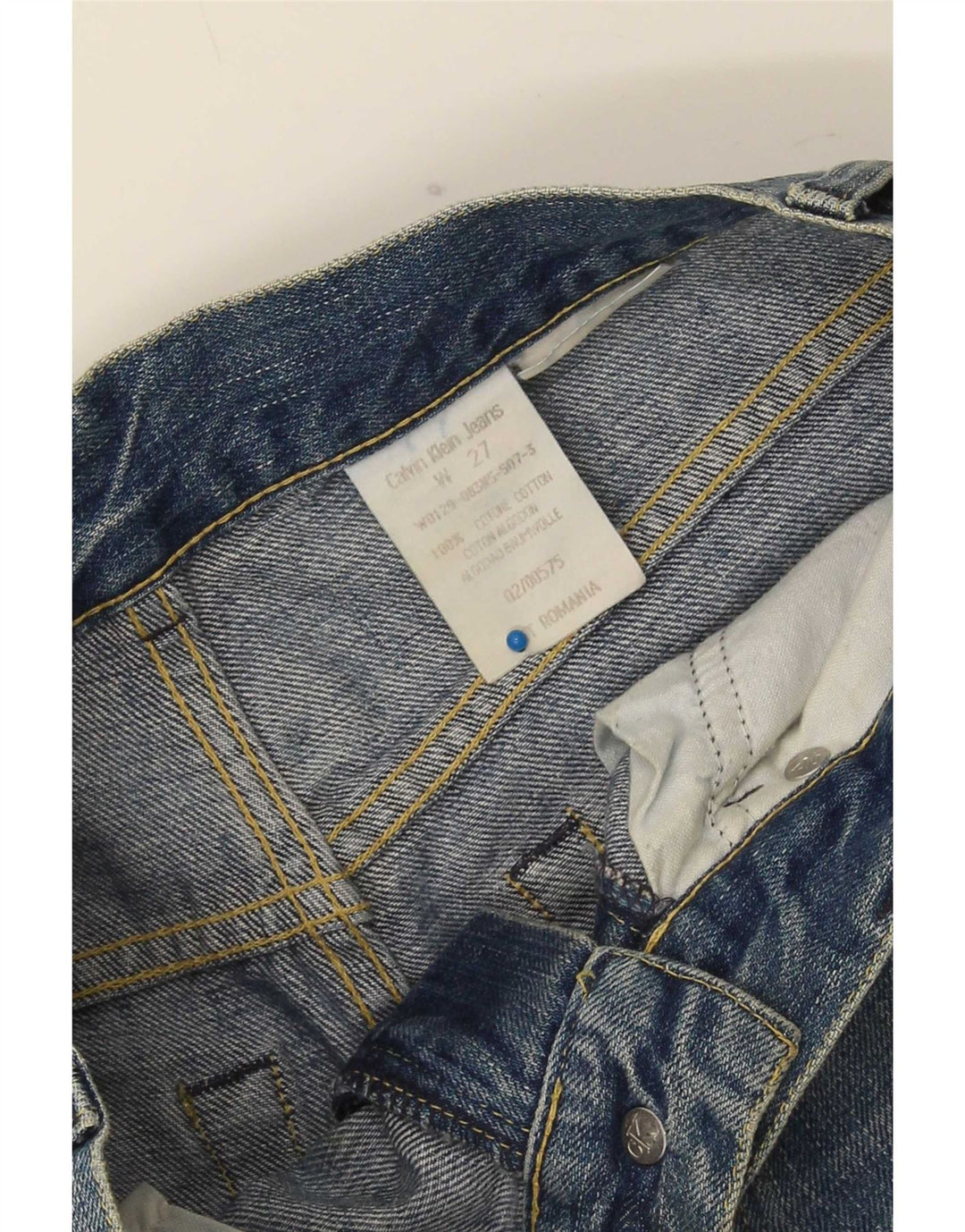 Calvin Klein Jean bootcut homme W27 L28 bleu coton