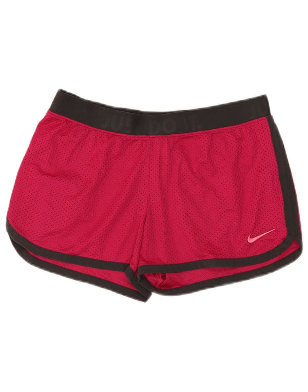 Nike Short de sport Dri Fit Graphic pour femme UK 14 Rose moyen Colourblock