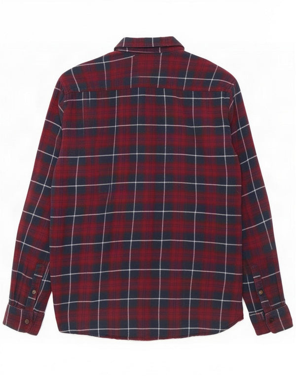 Jack & Jones Chemise en flanelle pour homme en coton à carreaux marron moyen