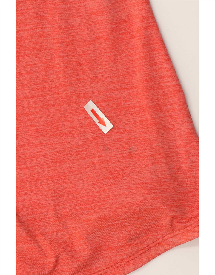 Columbia T-Shirt Femme Top UK 16 Large Orange Polyester