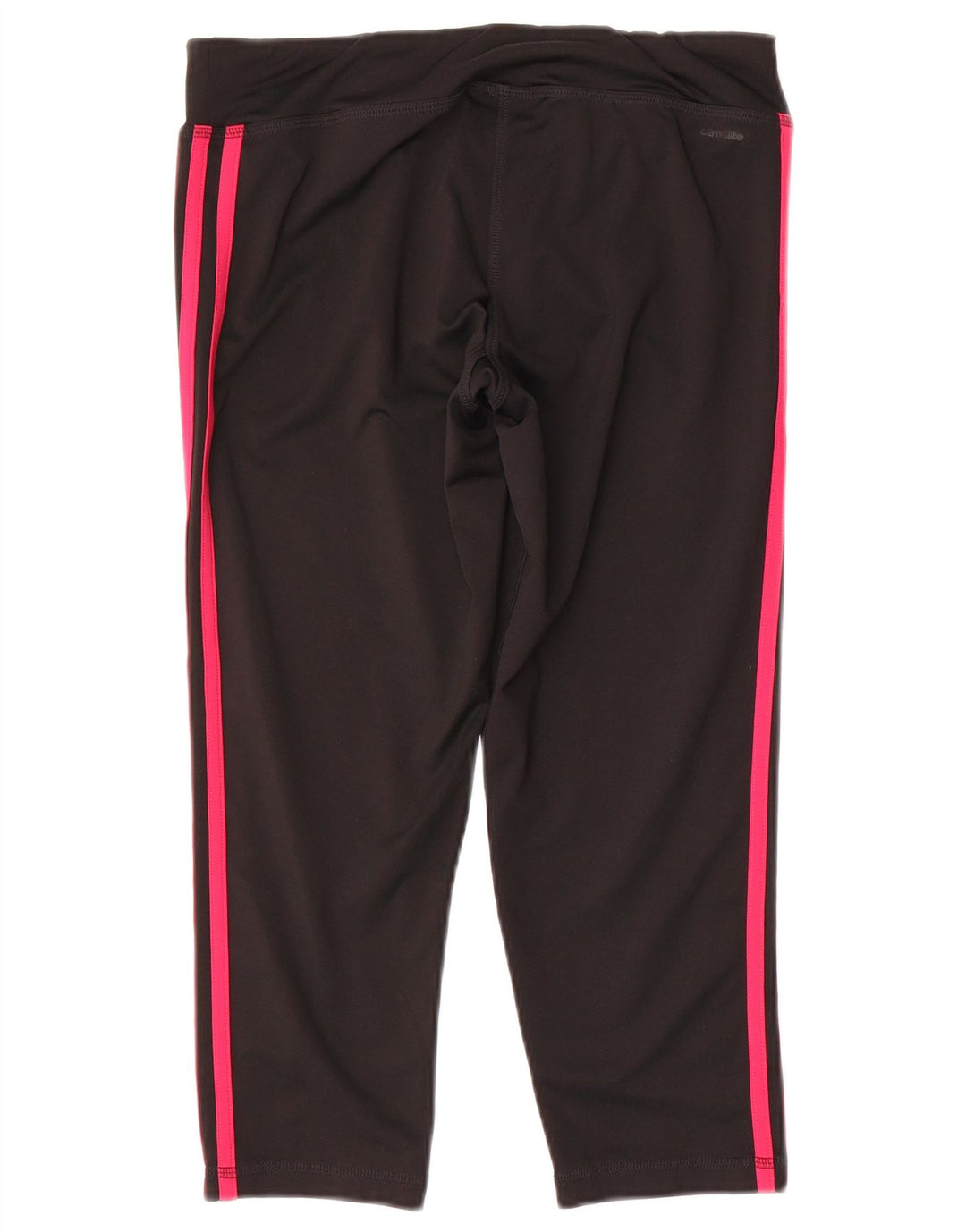Adidas Femmes Climalite Capri Leggings UK 12/14 Moyen Noir Polyester