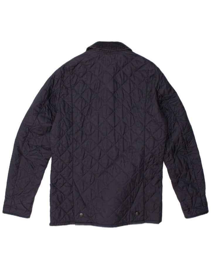 Barbour Veste matelassée pour hommes UK 38 Medium Navy Blue Polyamide
