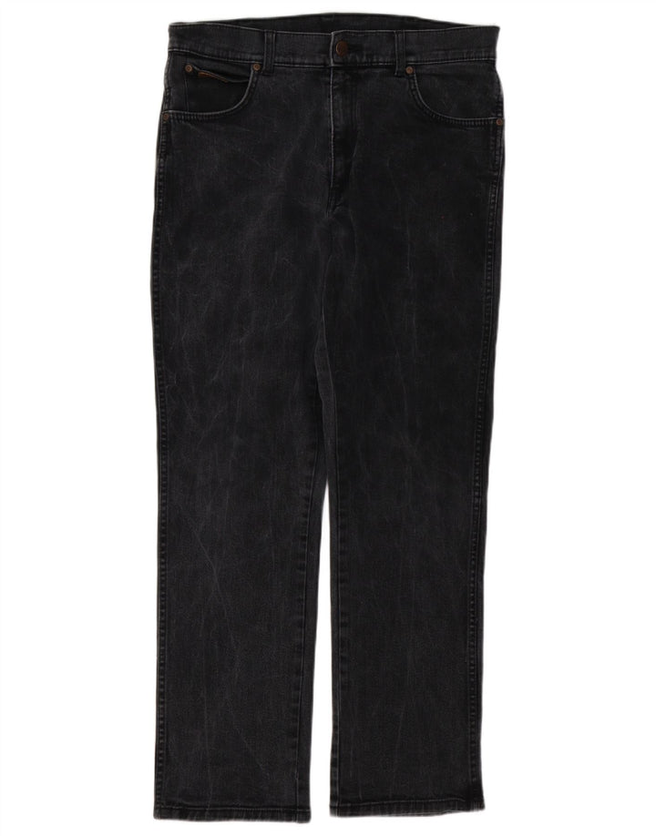 Wrangler Jean Droit Texas Stretch Homme W34 L32 Gris Coton