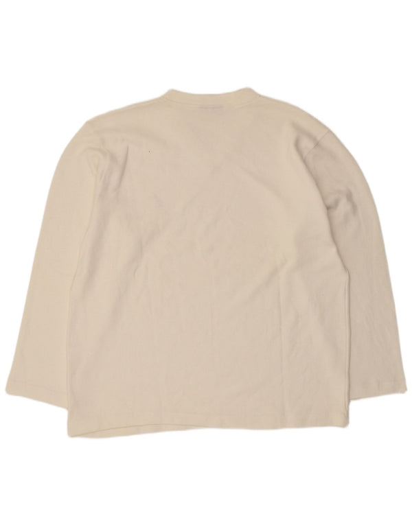 AUSTRALIAN L'ALPINA Pull col V pour homme IT 56 2XL Blanc Coton