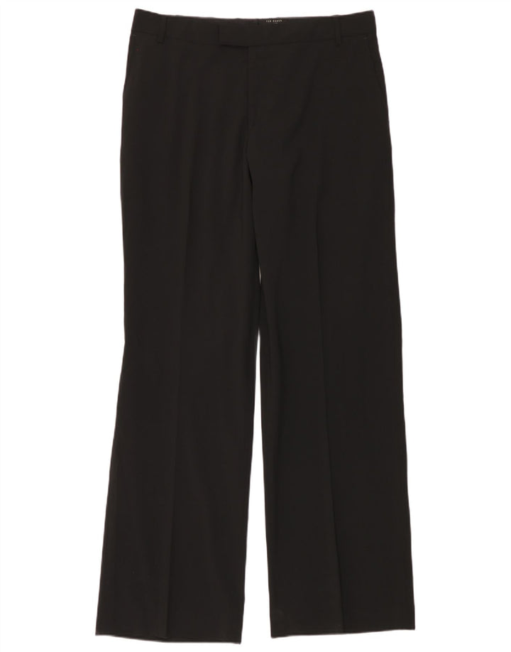 Ted Baker Pantalon de costume droit pour homme W36 L36 Noir